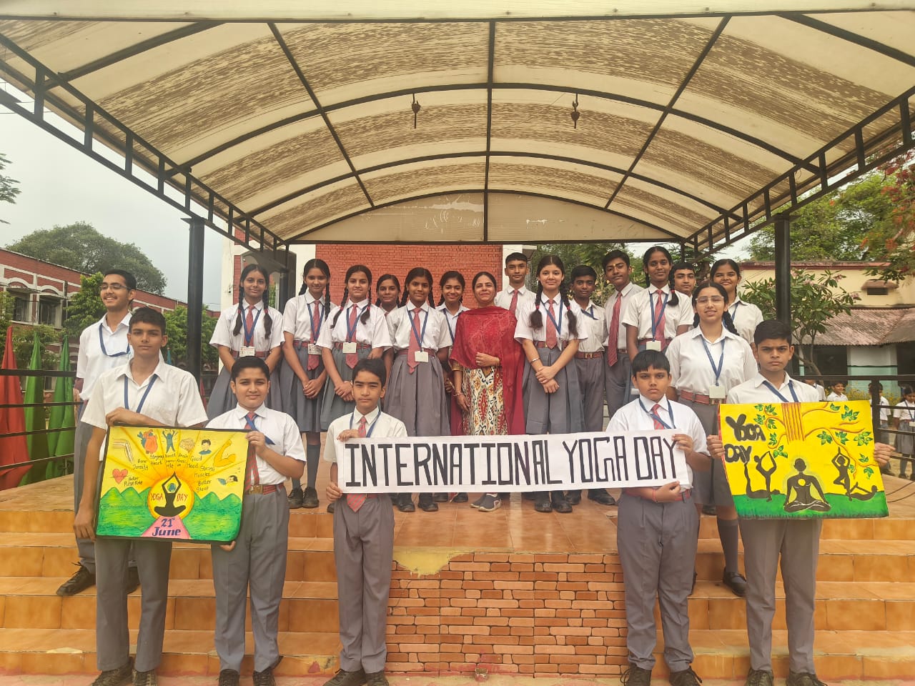 Assembly on International Yoga Day