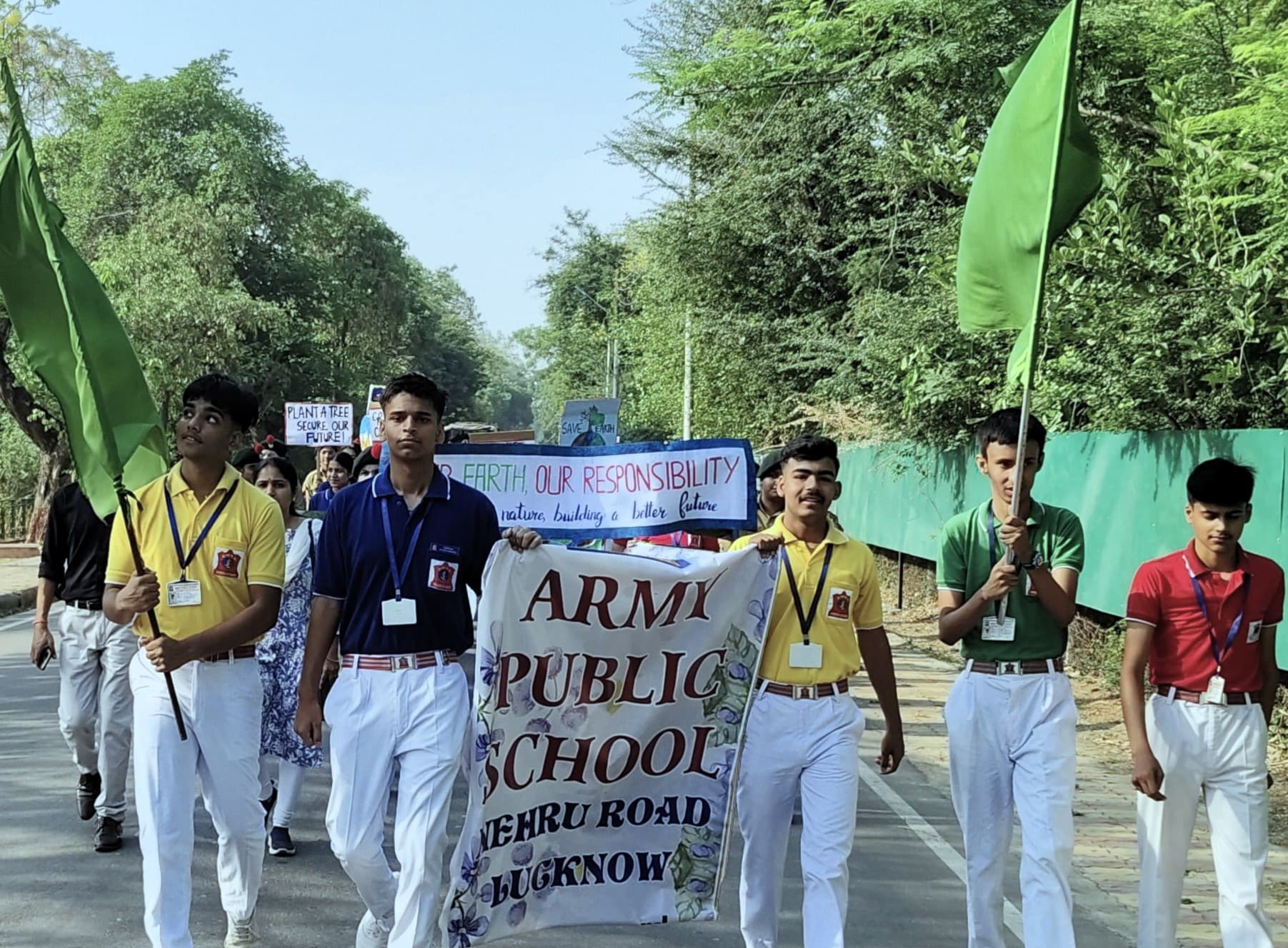 Rally to promote environmental awareness by Eco Club