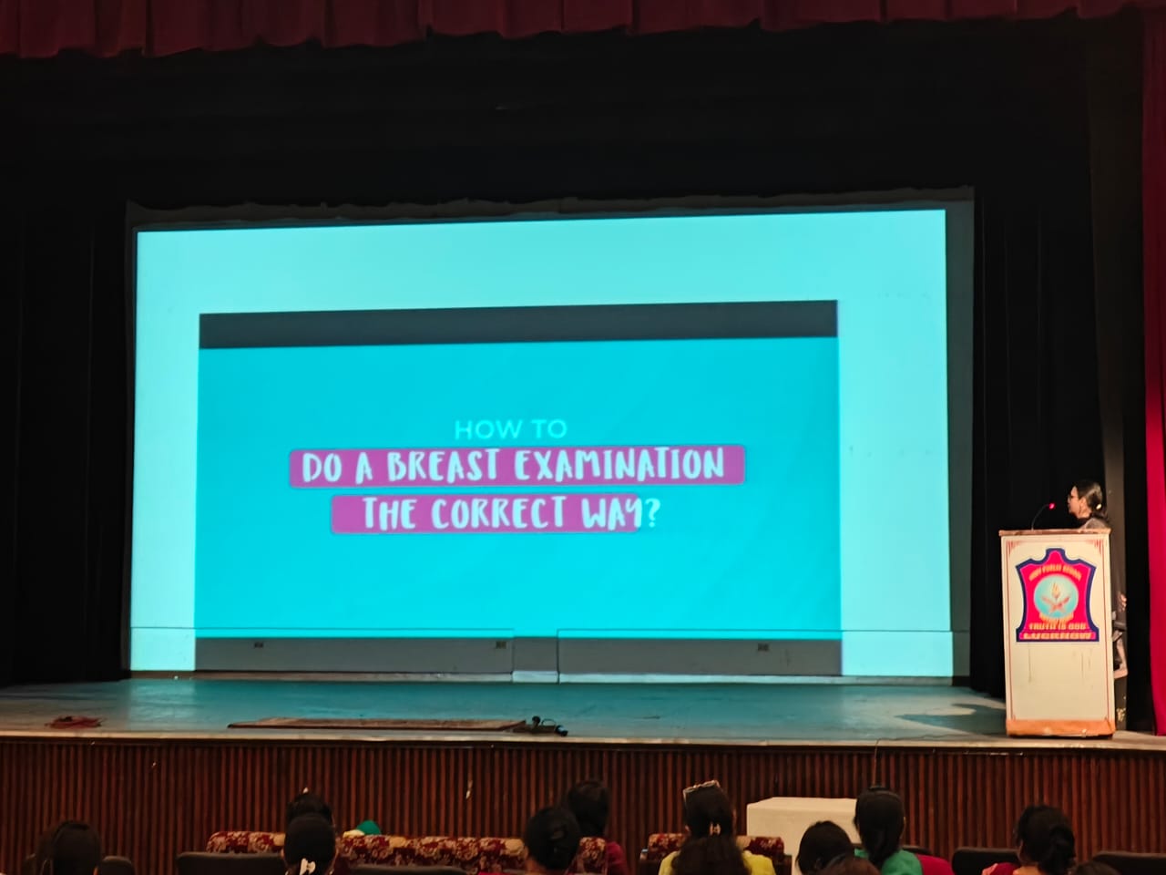 Session on Awareness About Cervical and Breast Cancer by Dr Richa Prasad