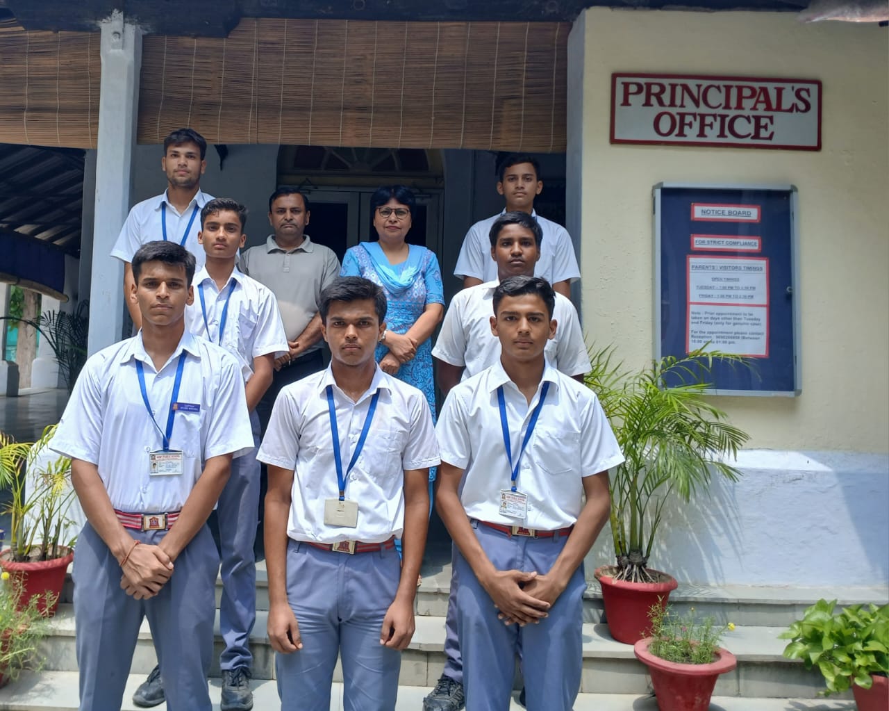 CBSE East Zone Cricket Tournament selected students