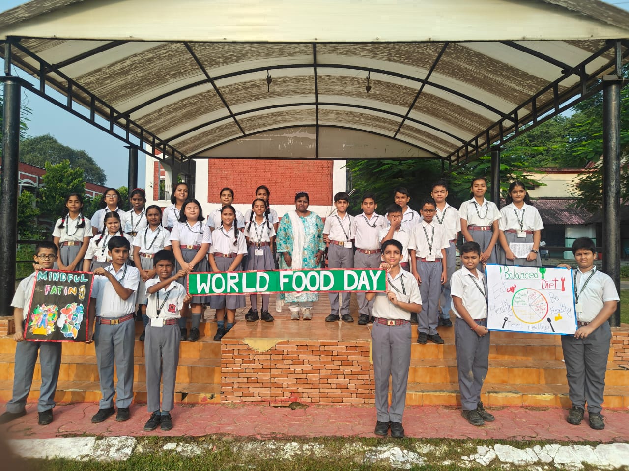 Assembly on WORLD FOOD DAY (VI B)