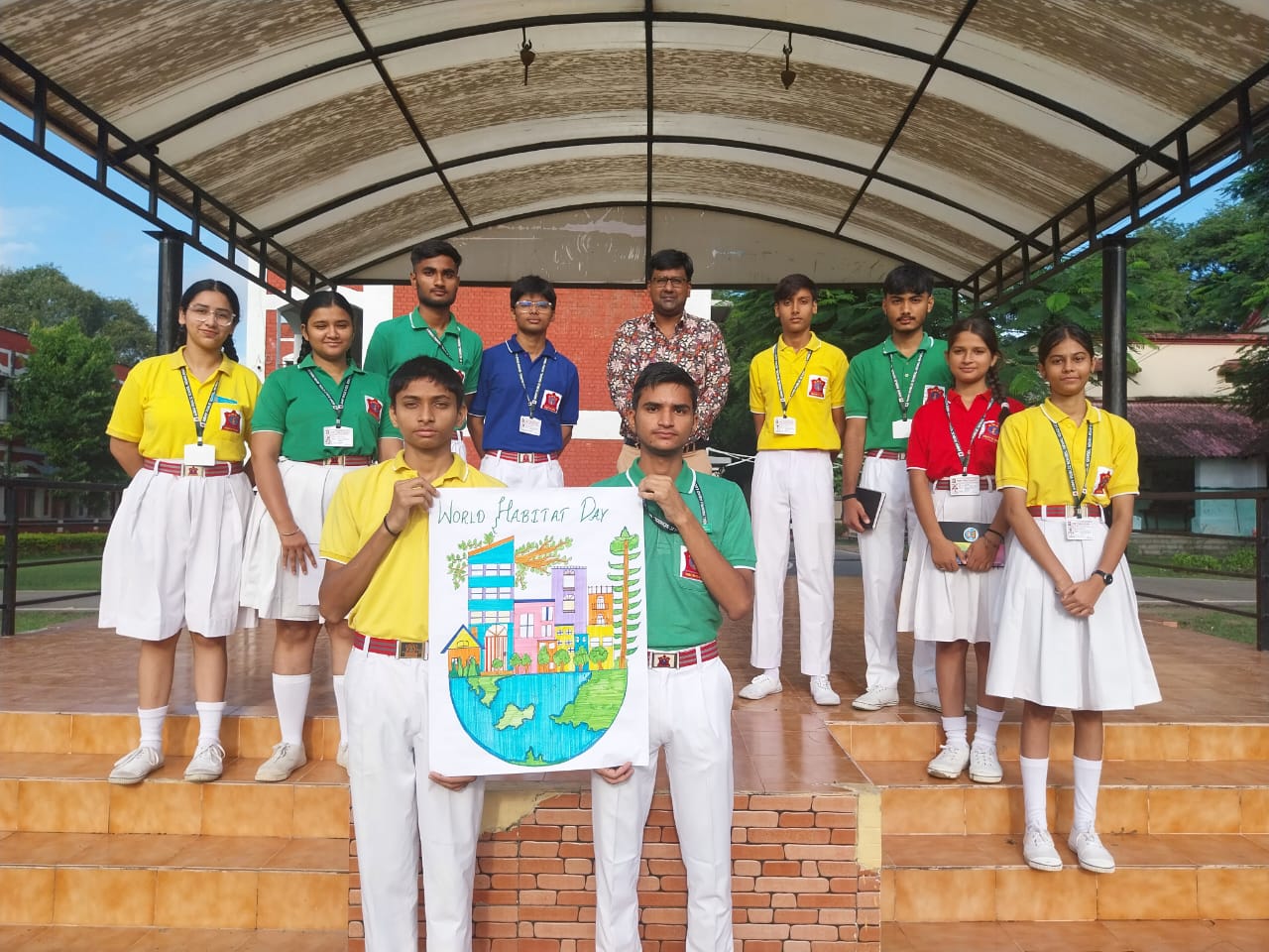 Assembly on World habitat day by (12 F)