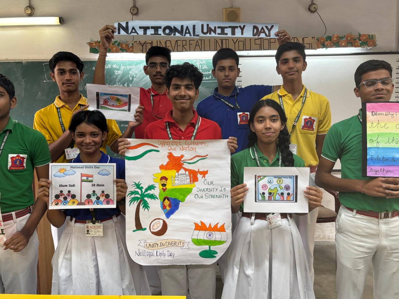 special assembly on National Unity day