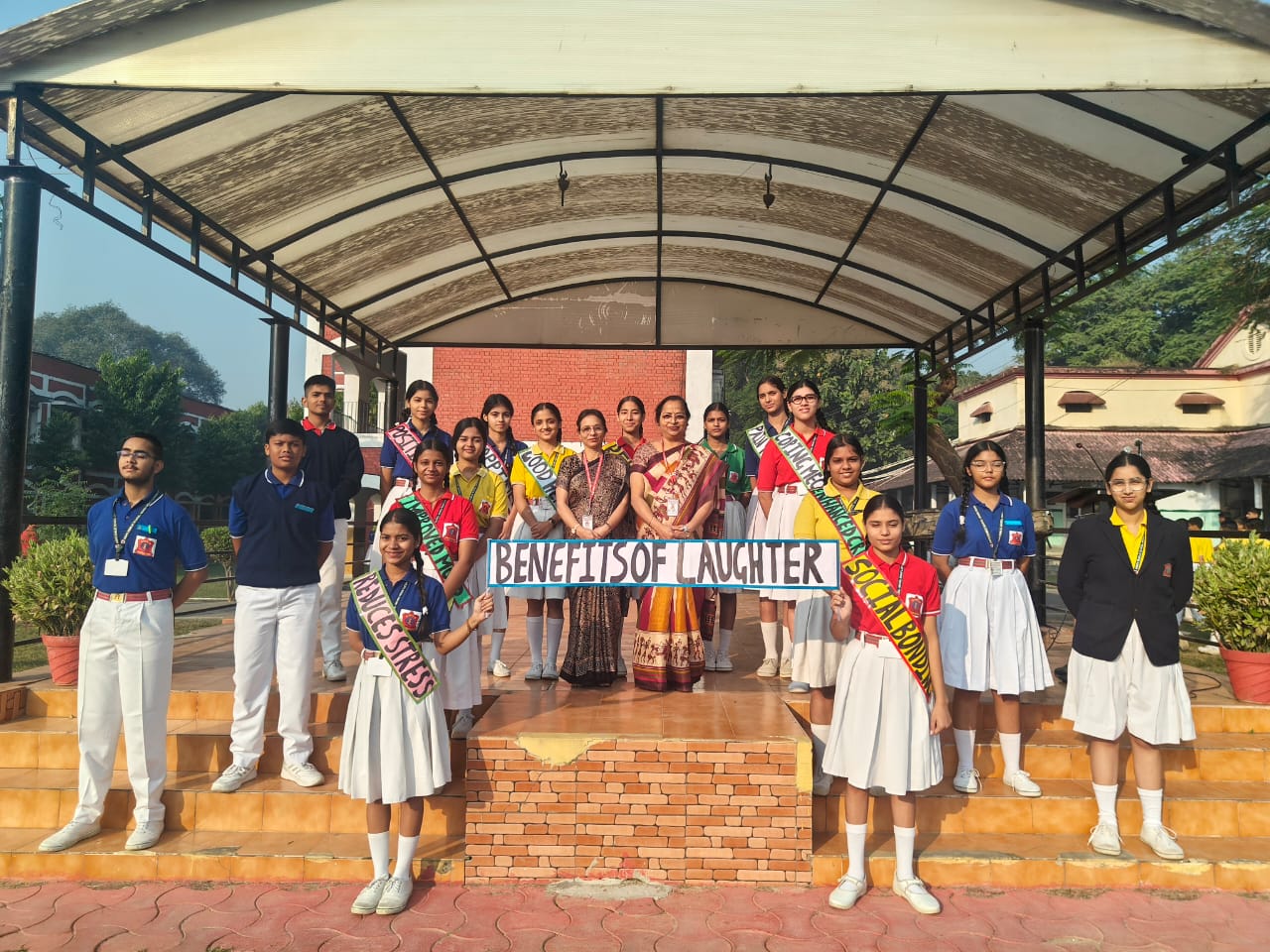 Special Assembly on laughter is best medicine