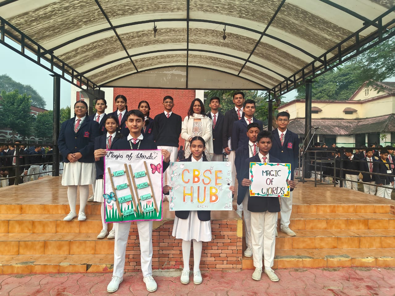 Magic of words by IX C for CBSE Hub activity