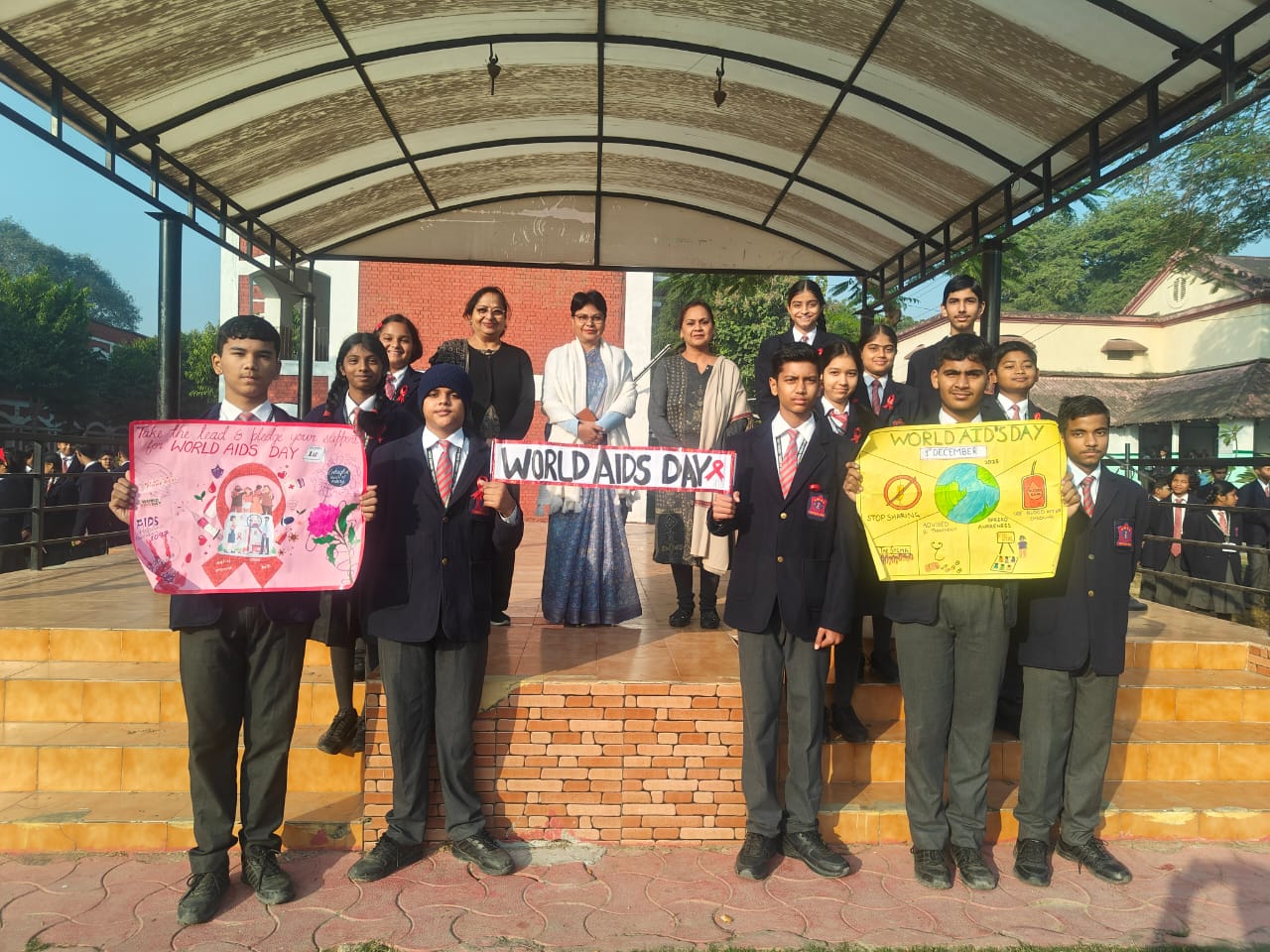 special assembly on world AID day